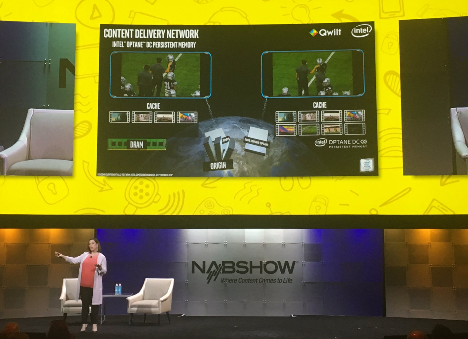 Intel-Qwilt Content Delivery Demo at NAB 2019